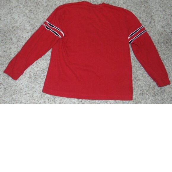 Mens Aeropostale Sweatshirt Large Red Logo Crewneck Long Sleeve Pullover - Picture 3 of 3